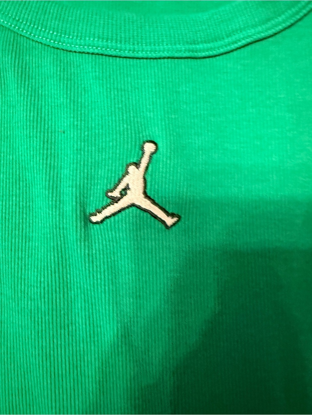 Jordan Green Women's Tank Dress with White Jumpman Logo